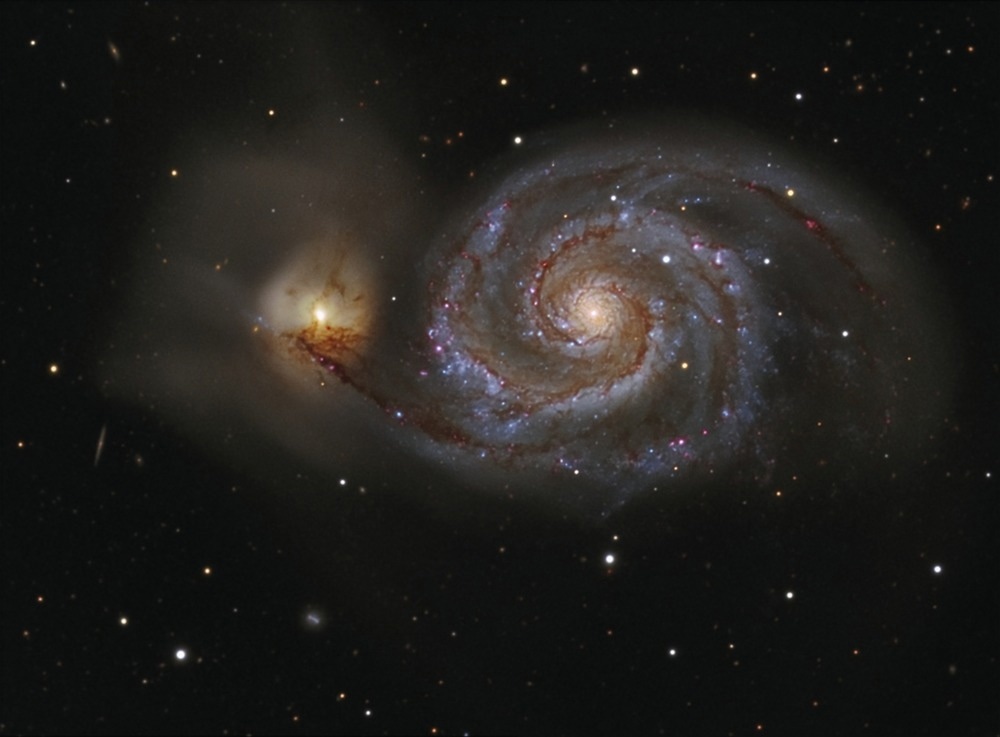 When Galaxies Collide, what happens when galaxies collide