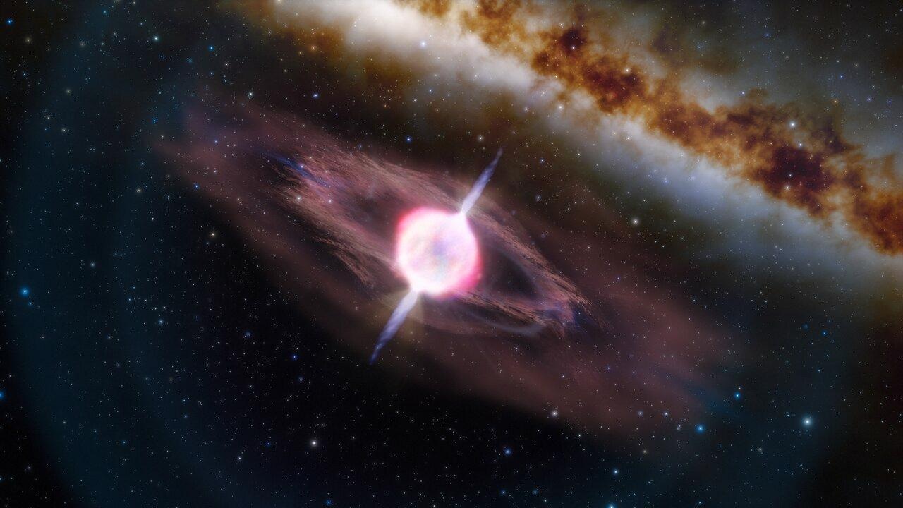 Study Identifies Collapsing Star as the Cause of a Very Short Gamma-Ray Burst.