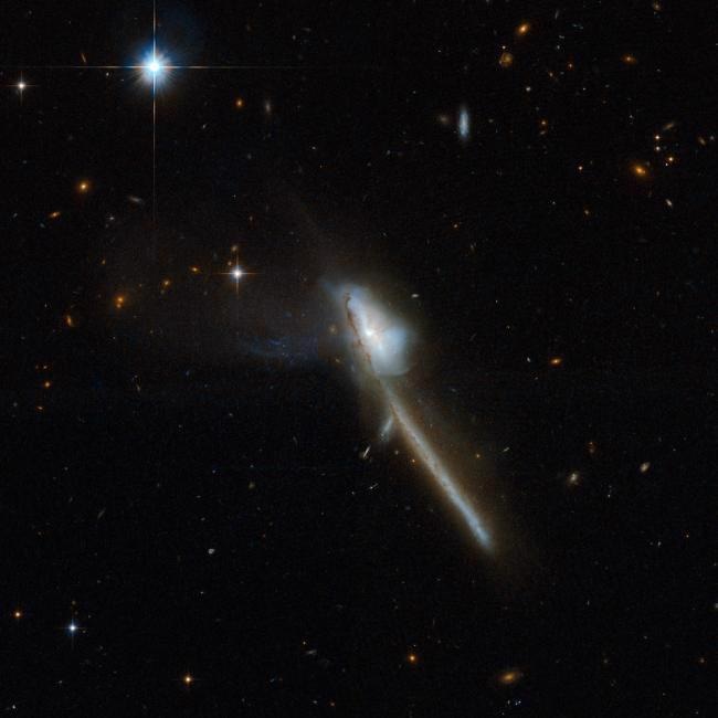 Merging of Galaxies Cause AGN-Heated Dust to Dominate Cool, Far-Infrared Emission in the Galaxy.