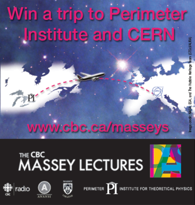 Winner of Massey Contest Gets a Trip to Perimeter Institute and CERN