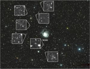 Scientists Discover Septuplet of Ghostly Galaxies