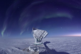 South Pole Telescope Searches the Skies to Map Cosmic Microwave Background