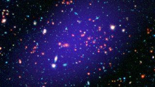 NASA Telescopes Reveal Giant Gathering of Galaxies in Remote Part of Universe