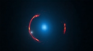 Analysis of ALMA Gravitational Lens Image Uncovers Signs of Hidden Dwarf Dark Galaxy