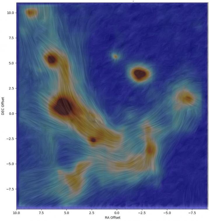 Study Discloses New High-Resolution Map of Galactic Center