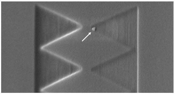 Qubit Component Positioned with Nanoscale Precision