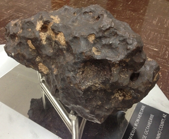 UCLA Meteorite Museum Displays Chondrules Formed from Clumps of Dust in the Solar Nebula