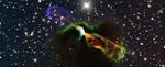 ALMA Views Material Streaming Away From Newborn Star