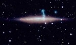 More-Distant Galaxy, With Strong Radio Emission Found Behind UGC 10288