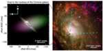 Warm Dust Observed in Environment of Supermassive Black Hole in Active Galaxy