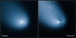 Hubble Space Telescope Shows Siding Spring Comet Sprouting Multiple Jets