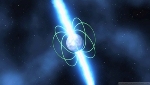 Interstellar Medium Used as a Giant Lens to Make Precise Measurement of Spinning Neutron Star