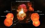 High-Resolution 3-D Model of Expanding Cloud Produced by Eta Carinae Binary System Eruption