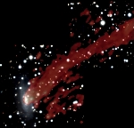 Researchers Observe Collision of Galaxy with a Galaxy Cluster