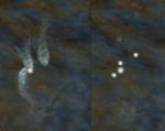Quadruple Star System Forms from Filamentary Gas Cloud Fragments