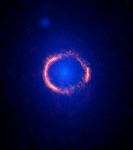 Gravitationally Lensed Galaxy Appears Like a Cosmic Ring