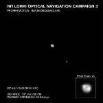 New Horizons LORRI Camera Captures Bright and Dark Regions on Pluto’s Surface