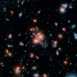 Rare Galaxy Cluster Beast Bursting with New Stars