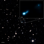 Astronomers Use NASA's Chandra X-ray Observatory to Detect Jet from Distant Supermassive Black Hole