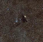 Huge Number of Stars in Sagittarius Constellation Dramatically Emphasizes Blackness of Dark Clouds