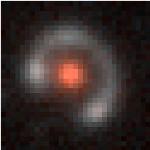 Astronomers Find Rare Image of Distant Galaxy Lensed by Gravity