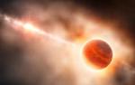 Giant Planet Forms in Ring of Dust around Young Star