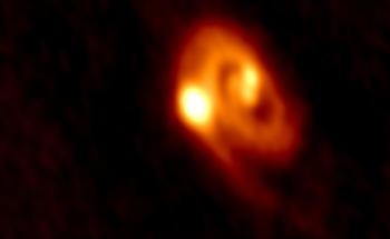 OU Researchers Discover Rare Triple-Star System Surrounded by Disk with Spiral Structure