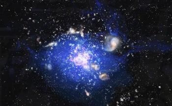 Biggest Galaxies in the Universe Develop in Cosmic Clouds of Cold Gas