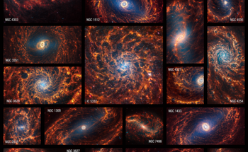 JWST Reveals Stunning Images of 19 Nearby Spiral Galaxies