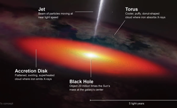 XRISM Unveils Elemental Composition Near Supermassive Black Hole