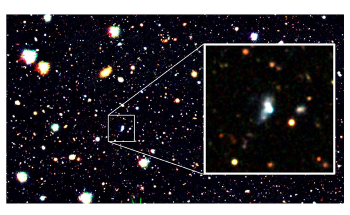 Discovery of Galaxy with Low Oxygen Abundance Shows it Formed Very Recently