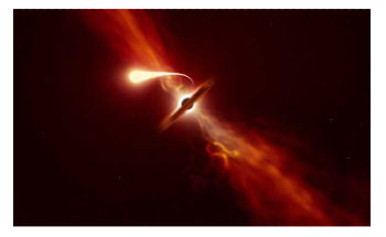 Researchers Spot Rare Burst of Light from Star Gobbled by Supermassive Black Hole