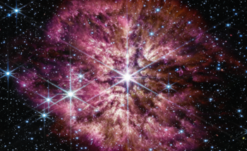 Rare Glimpse of Wolf-Rayet Star from James Webb Telescope
