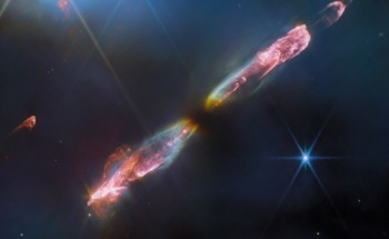 James Webb Space Telescope Captures Young Star’s Supersonic Outflow